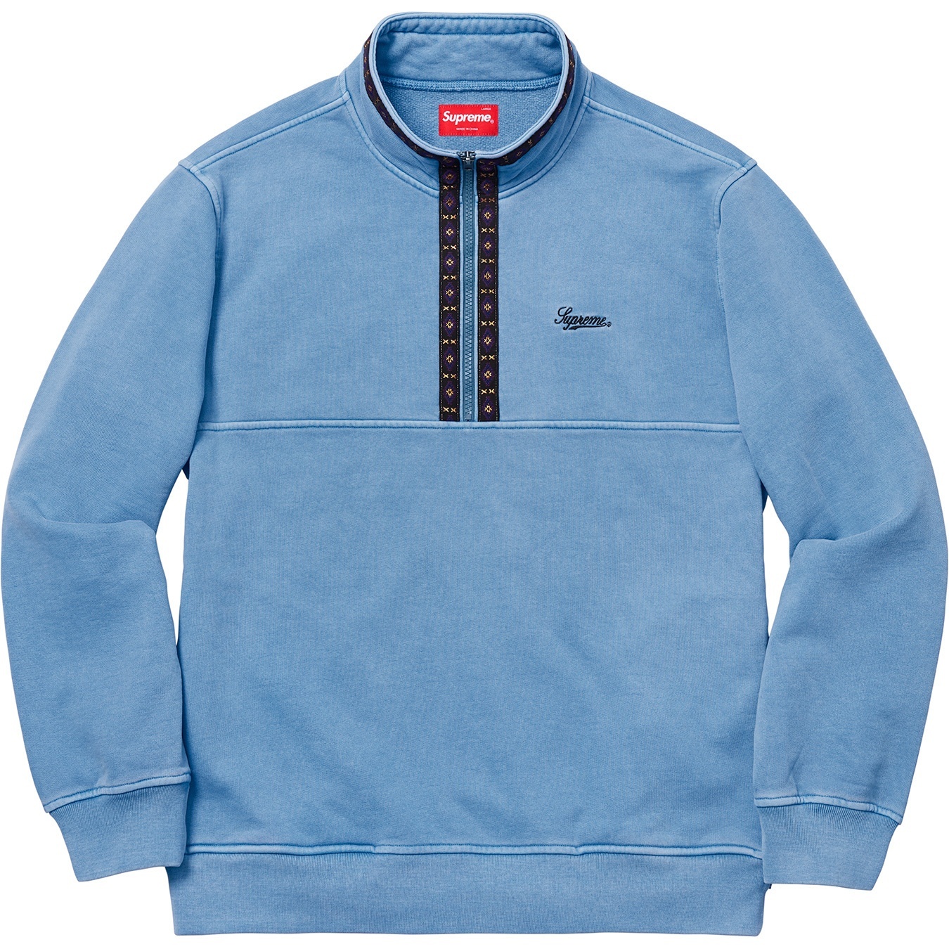 Overdyed Half Zip Sweatshirt view 6